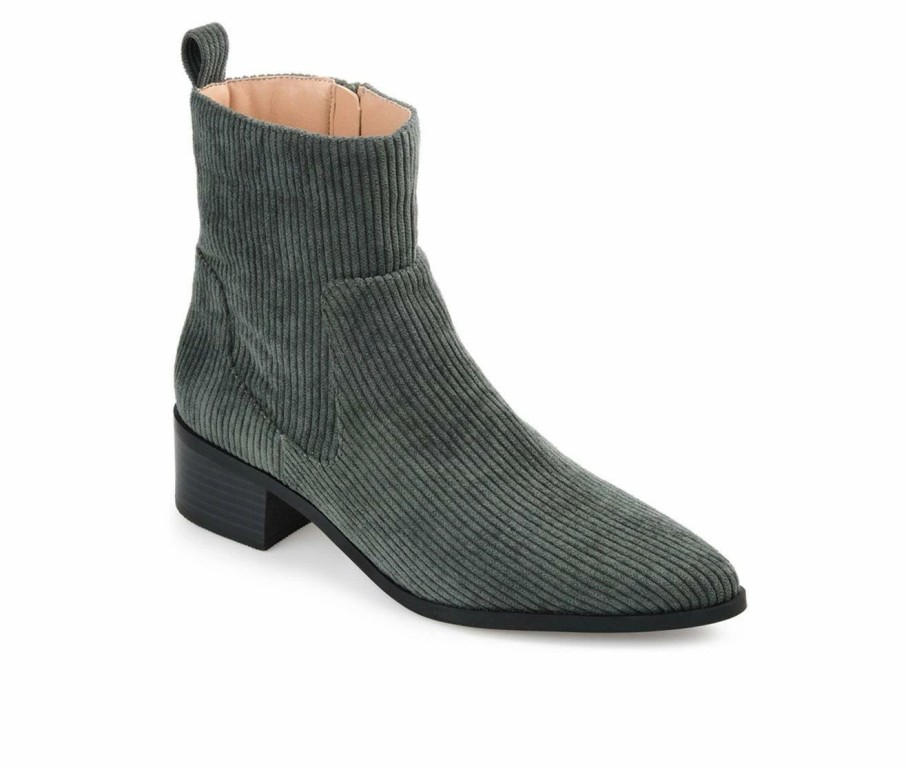 Heeled Boots * | Flash Sale Women'S Journee Collection Nolani Booties Green