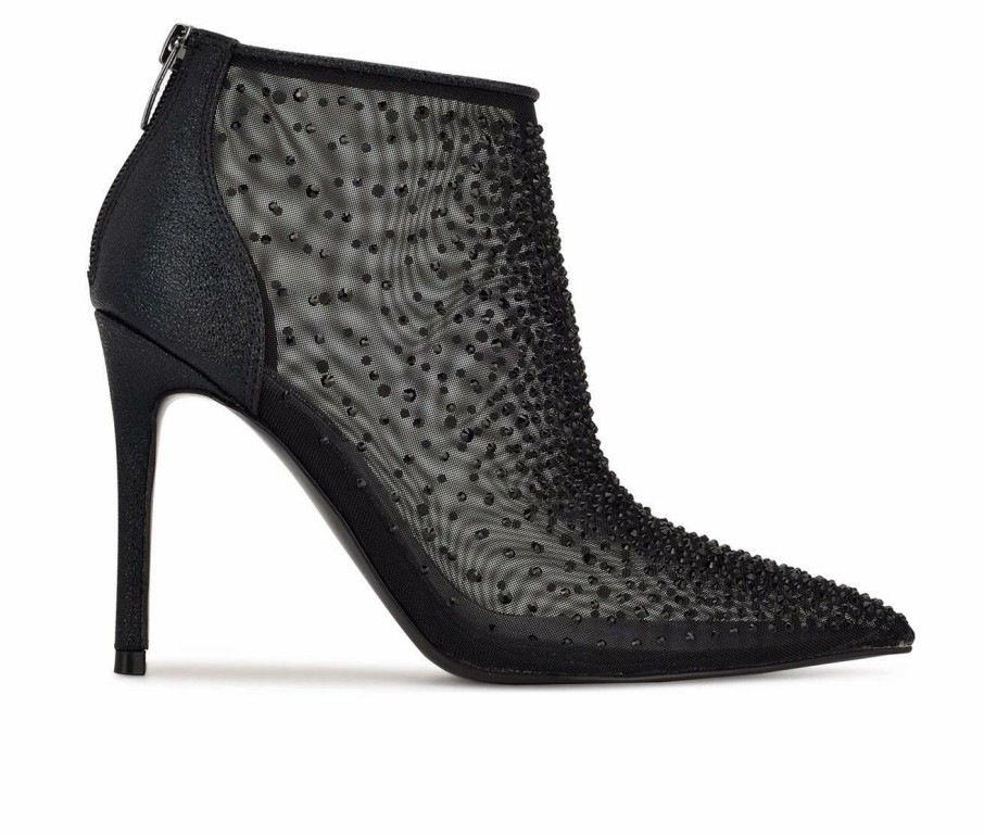 Ankle Boots And Booties * | Cheap Women'S Nine West Fornow Booties Black