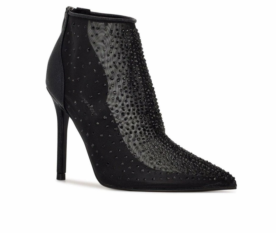 Ankle Boots And Booties * | Cheap Women'S Nine West Fornow Booties Black