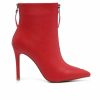 Stiletto Heels * | Promo Women'S London Rag Hazel Stiletto Booties Red