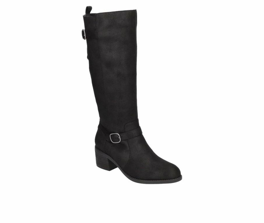 Knee High And Riding Boots * | Cheapest Women'S Bella Vita Baina Knee High Boots Black