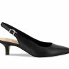 Pumps * | Outlet Women'S Bella Vita Scarlett Pumps Black Leather