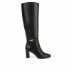 Knee High And Riding Boots * | Top 10 Women'S Franco Sarto Palermo Knee High Heeled Boots Black