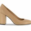 Block Heels * | Coupon Women'S Bella Vita Nara Pumps Nude Leather