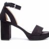 Heeled Sandals * | New Women'S Cl By Laundry Go On Platform Dress Sandals Black