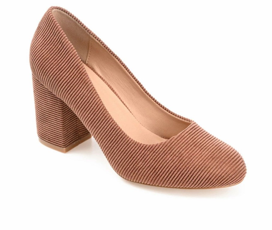 Block Heels * | Buy Women'S Journee Collection Fai Pumps Tan