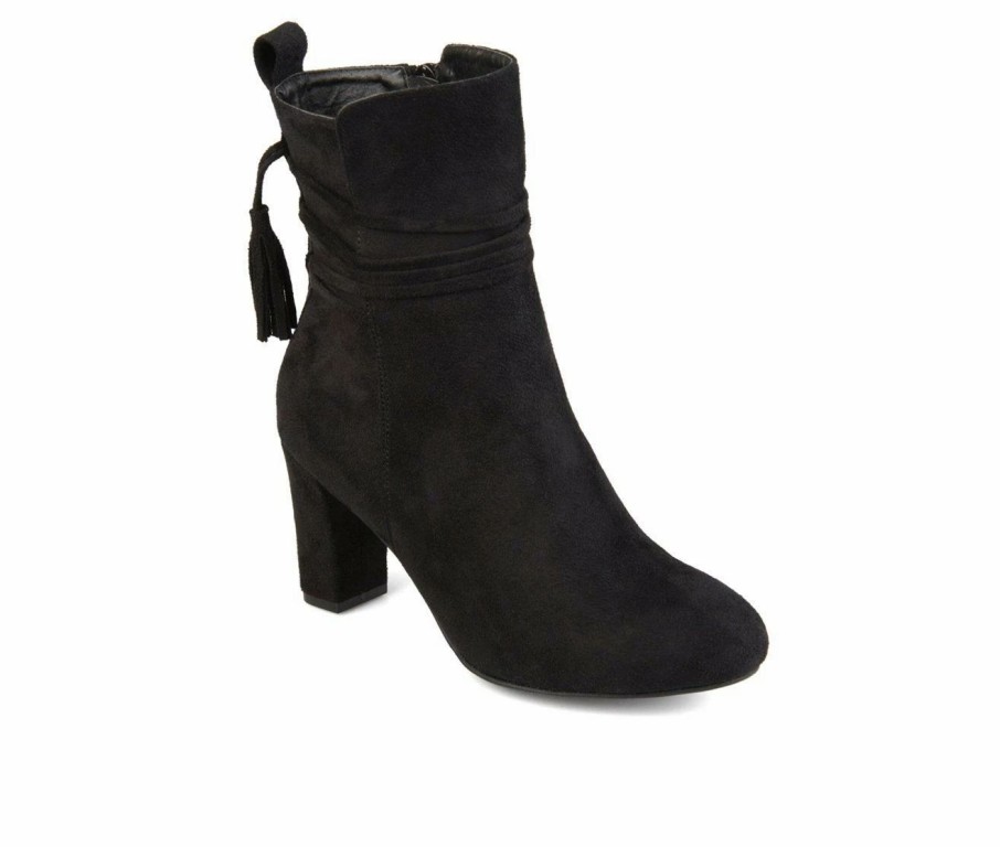 Heeled Boots * | Best Reviews Of Women'S Journee Collection Zuri Booties Black