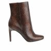 Ankle Boots And Booties * | Discount Women'S Journee Collection Silvy Stiletto Booties Snake