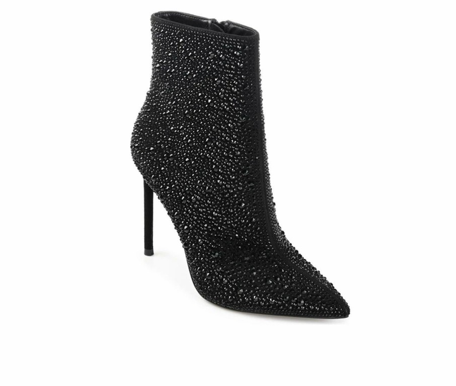 Heeled Boots * | Discount Women'S Journee Collection Alexis Booties Black