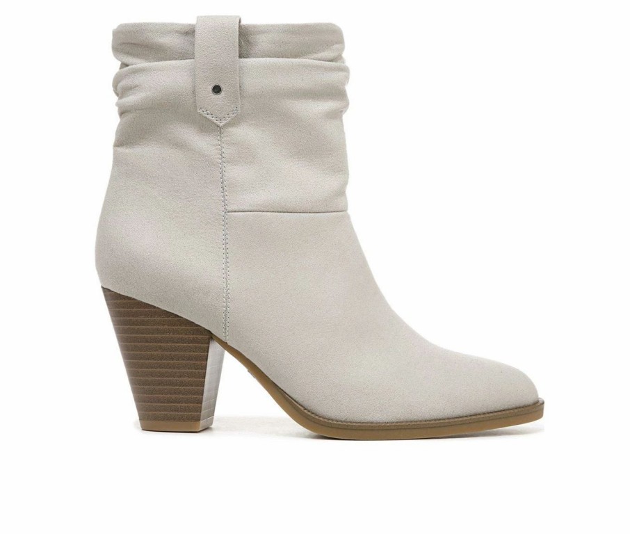 Heeled Boots * | Best Reviews Of Women'S Dr. Scholls Kall Me Heeled Mid Calf Booties Oyster