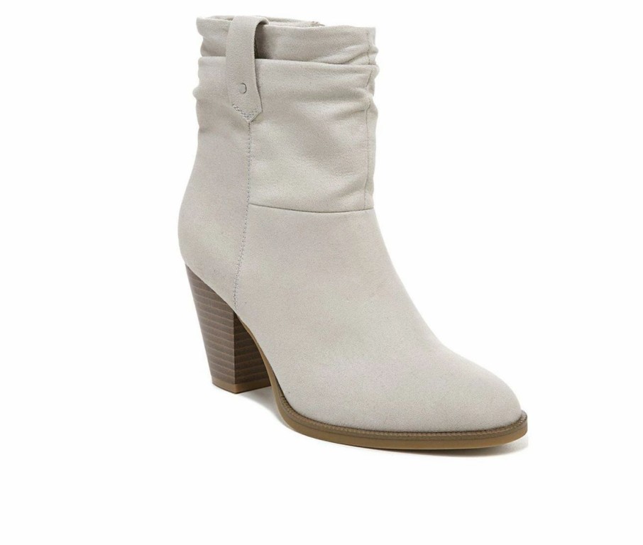 Heeled Boots * | Best Reviews Of Women'S Dr. Scholls Kall Me Heeled Mid Calf Booties Oyster