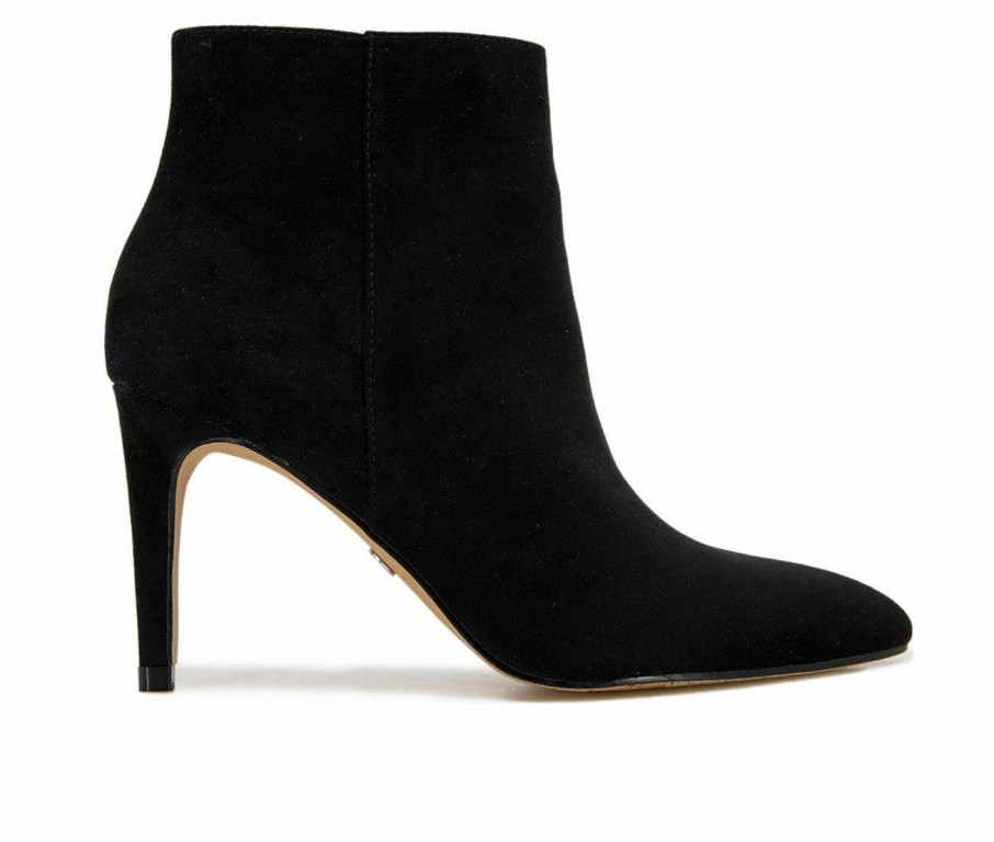 Heeled Boots * | Flash Sale Women'S Xoxo Tylie Stiletto Booties Black Micro