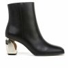 Heeled Boots * | Discount Women'S Franco Sarto Tiera Heeled Booties Black