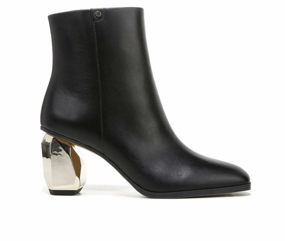 Heeled Boots * | Discount Women'S Franco Sarto Tiera Heeled Booties Black