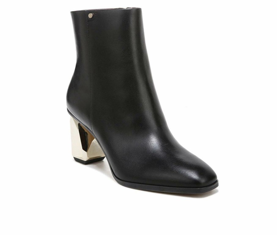 Heeled Boots * | Discount Women'S Franco Sarto Tiera Heeled Booties Black