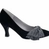 Pumps * | Discount Women'S Bellini Charm Plaid Pumps Black Velvet