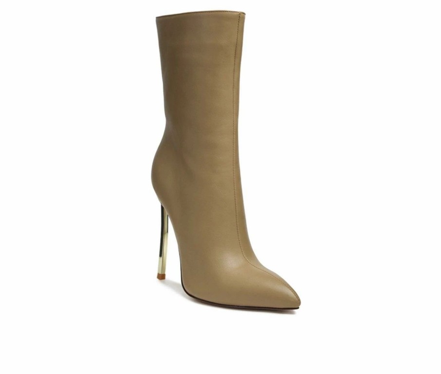 Stiletto Heels * | Promo Women'S London Rag Klayton Stiletto Booties Taupe