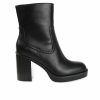 Heeled Boots * | Best Reviews Of Women'S Journee Collection Brittany Block Heel Booties Black