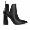 Block Heels * | Hot Sale Women'S Journee Collection Neima Heeled Booties Black