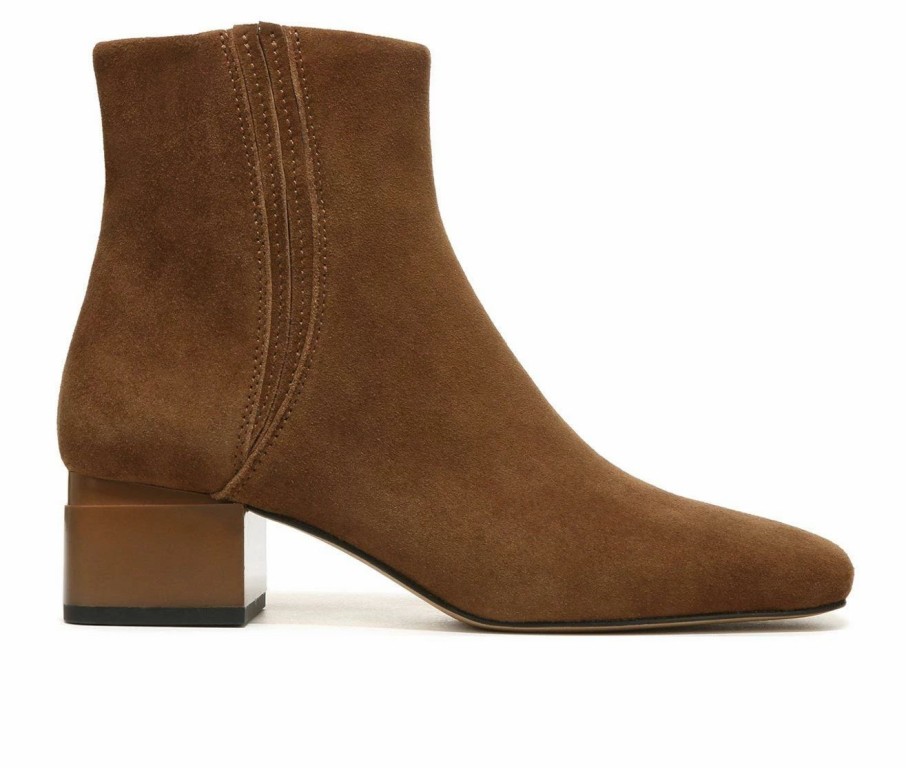 Heeled Boots * | Coupon Women'S Franco Sarto Waxtona Booties Chocolate