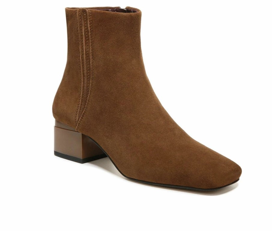 Heeled Boots * | Coupon Women'S Franco Sarto Waxtona Booties Chocolate