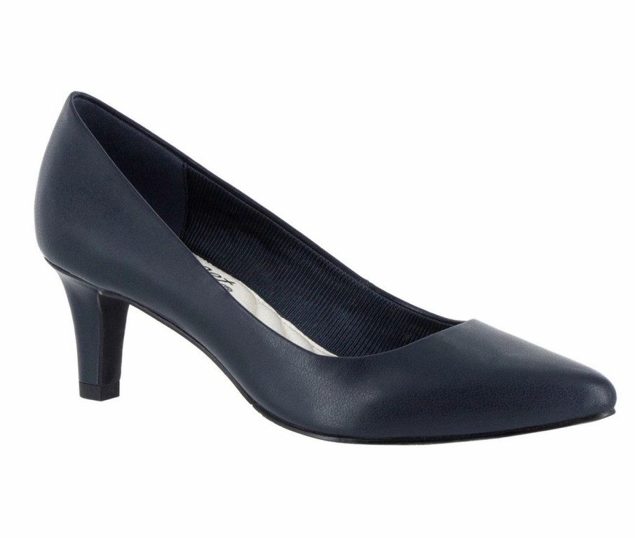 Pumps * | Deals Women'S Easy Street Pointe Pumps Navy