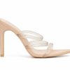 Heeled Sandals * | Best Deal Women'S New York And Company Biana Dress Sandals Nude