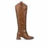 Knee High And Riding Boots * | Best Deal Women'S Torgeis Elenora Knee High Heeled Boots Cognac