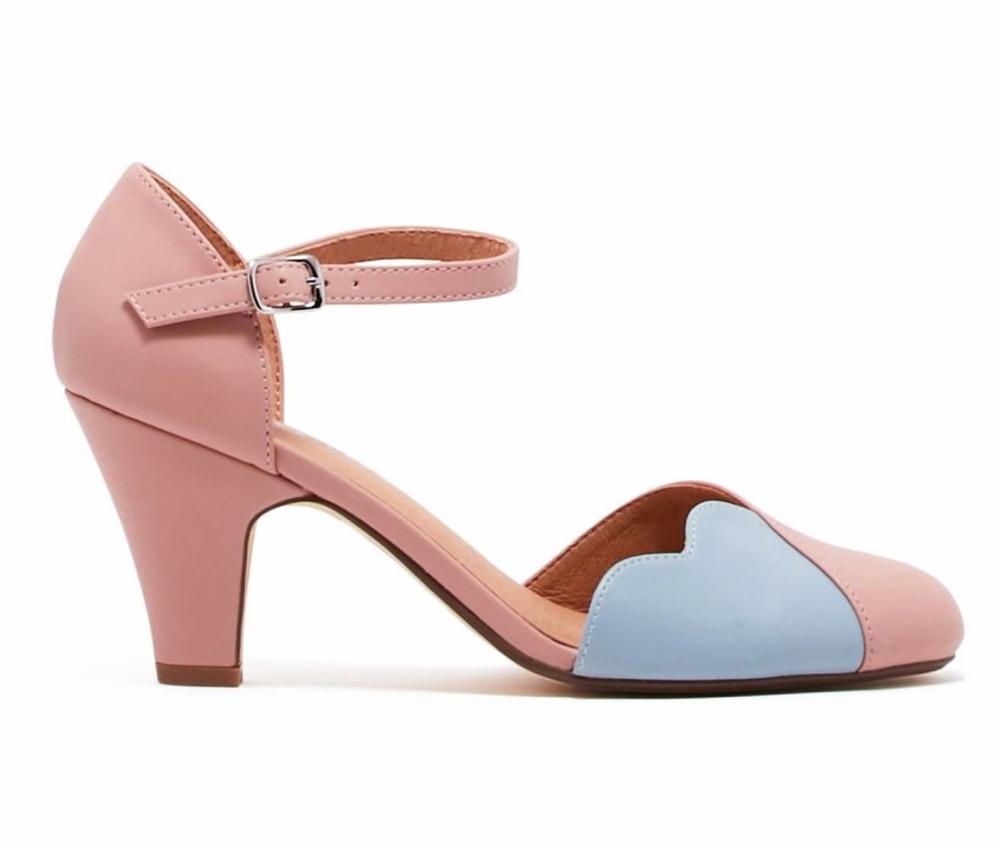 Pumps * | Brand New Women'S Chelsea Crew Lover Pumps Pink/Blue