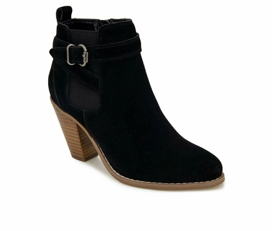 Heeled Boots * | Hot Sale Women'S Kensie Galvon Heeled Booties Black