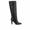 Heeled Boots * | New Women'S Franco Sarto Koko Wide Calf Knee High Heeled Boots Black