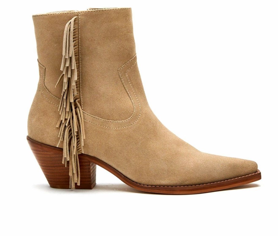 Knee High And Riding Boots * | Outlet Women'S Coconuts By Matisse Jane Western Boots Natural