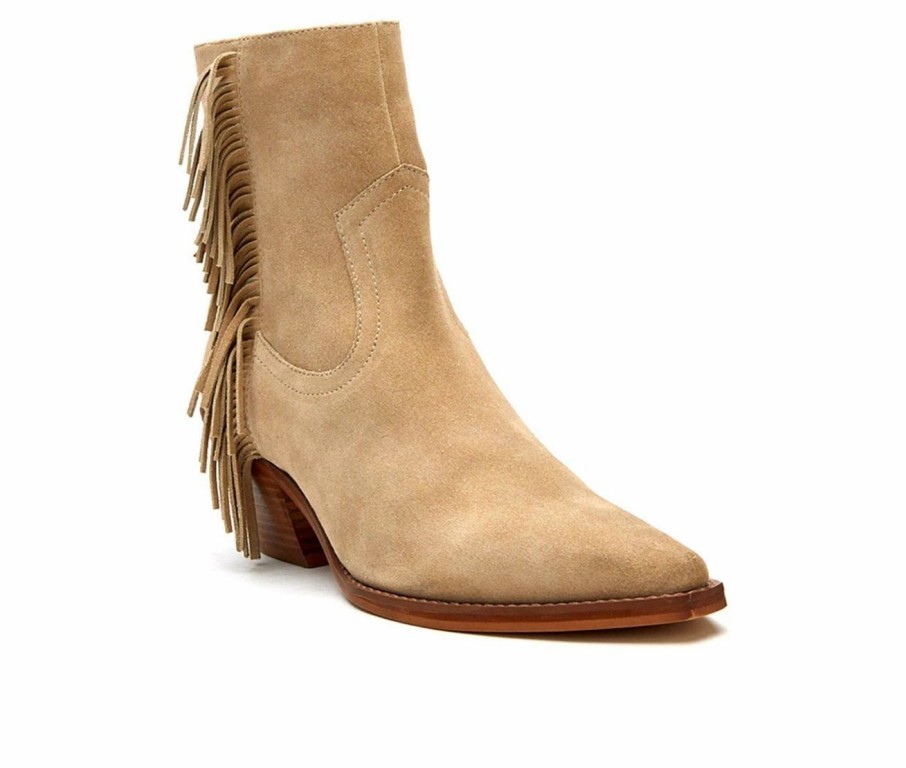 Knee High And Riding Boots * | Outlet Women'S Coconuts By Matisse Jane Western Boots Natural