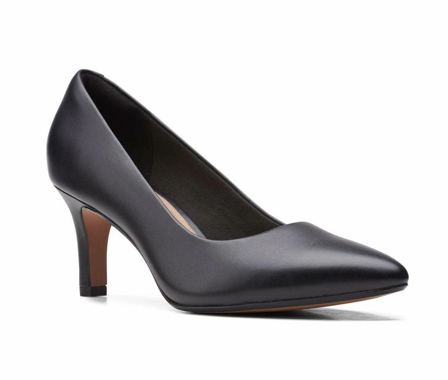 Pumps * | Deals Women'S Clarks Illeana Tulip Pumps Black