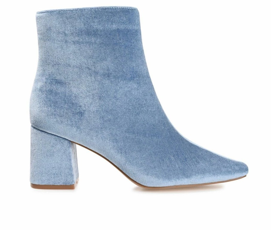 Heeled Boots * | Best Reviews Of Women'S Journee Collection Hazara Heeled Booties Blue