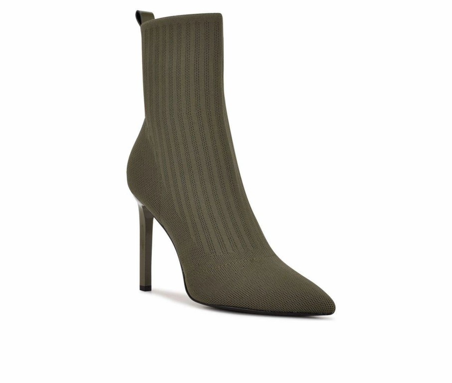 Ankle Boots And Booties * | Best Deal Women'S Nine West Teoy Booties Olive