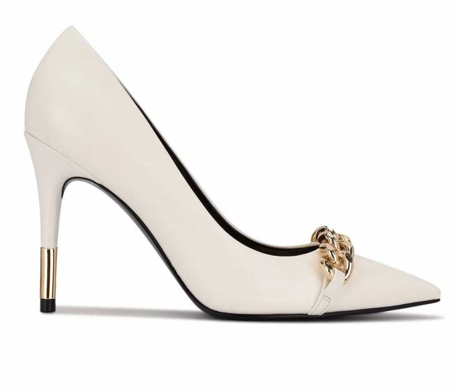 Pumps * | Cheapest Women'S Nine West Balan Pumps White