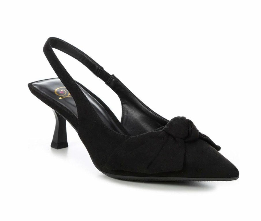 Pumps * | Cheap Women'S Delicious Francesca Pumps Black Micro