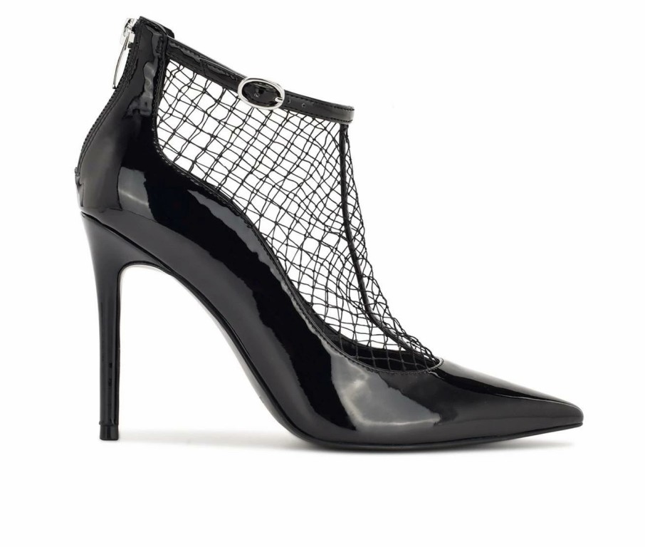 Pumps * | Outlet Women'S Nine West Fishnet Pumps Black