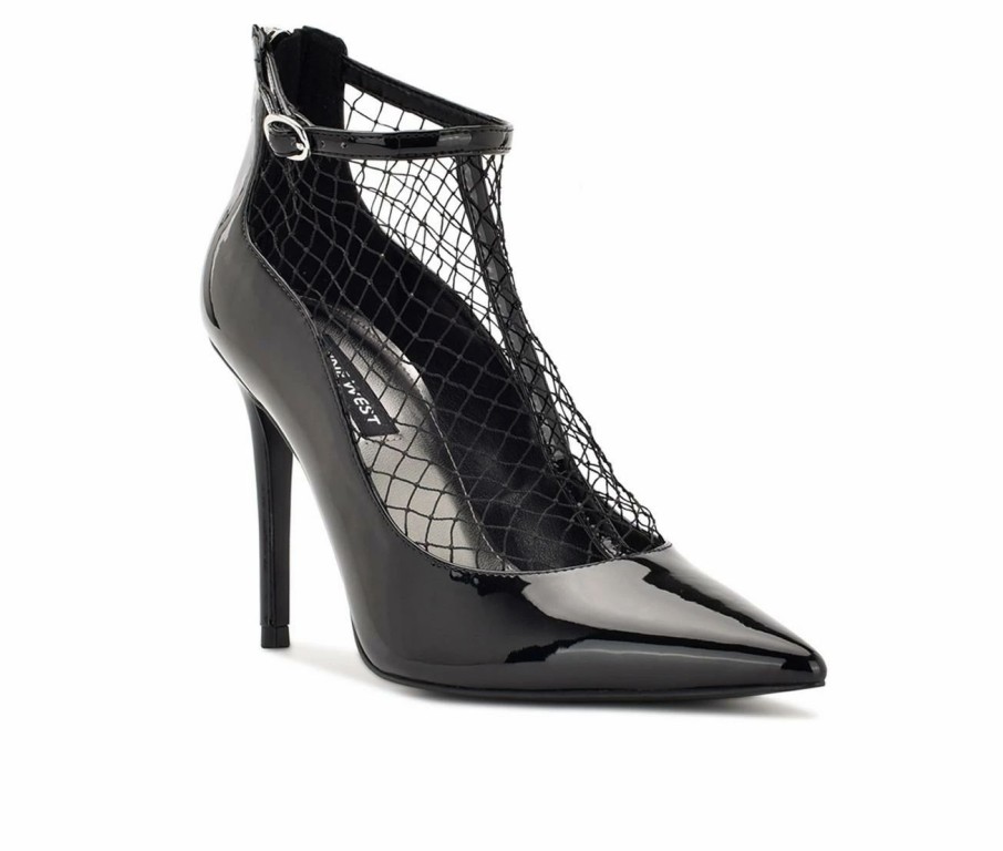 Pumps * | Outlet Women'S Nine West Fishnet Pumps Black