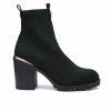 Heeled Boots * | Deals Women'S London Rag Medusa Block Heel Booties Black