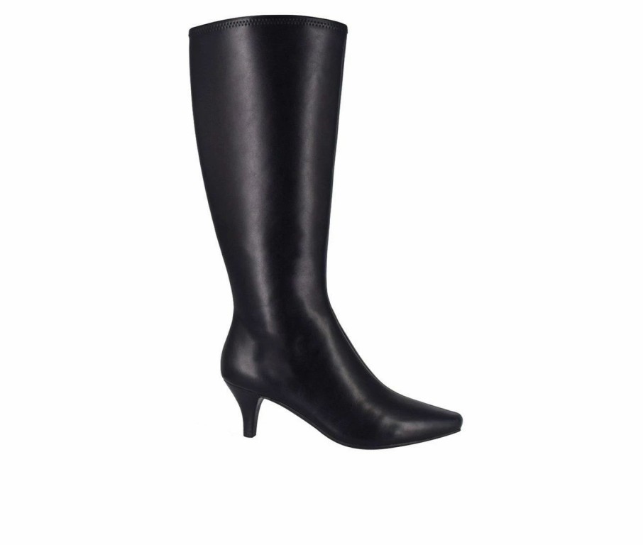 Knee High And Riding Boots * | New Women'S Impo Namora Sustainable Knee High Boots Black Pu