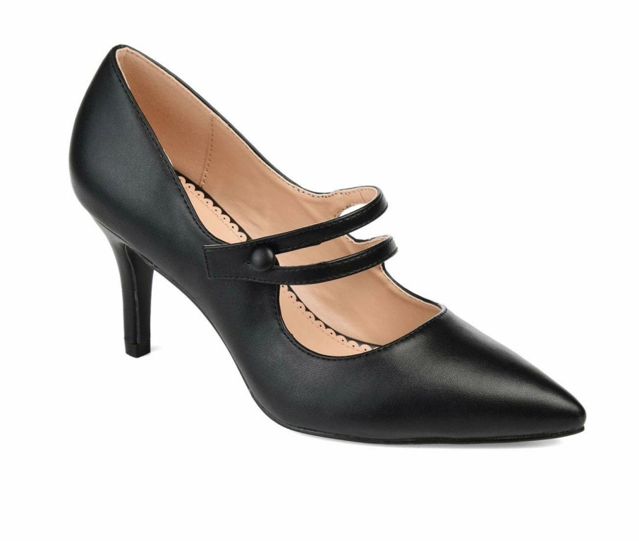 Pumps * | Top 10 Women'S Journee Collection Sidney Pumps Black