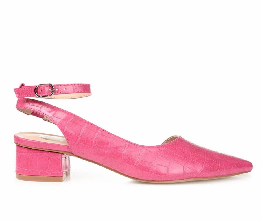 Block Heels * | New Women'S Journee Collection Keefa Pumps Magenta