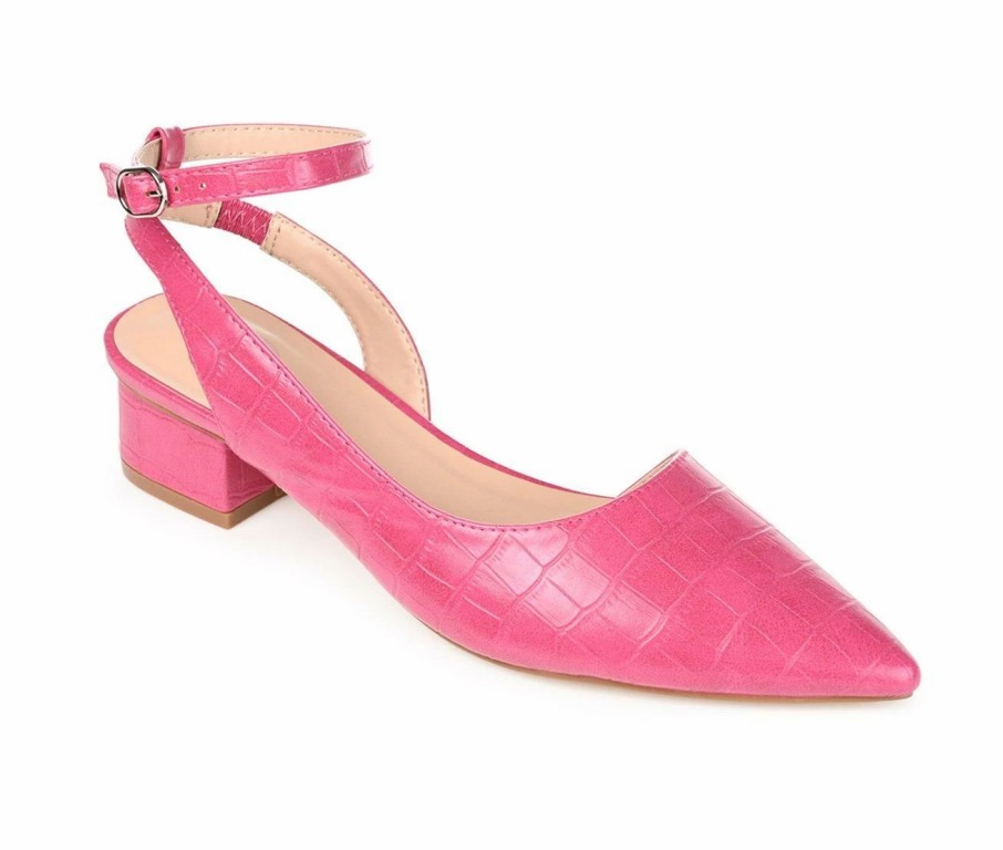 Block Heels * | New Women'S Journee Collection Keefa Pumps Magenta