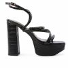 Platform Heels * | New Women'S London Rag Beam Platform Dress Sandals Black