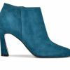 Heeled Boots * | Deals Women'S Nine West Raze Booties Teal Suede