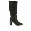 Knee High And Riding Boots * | Best Sale Women'S Mia Amore Viktorya Knee High Boots Black