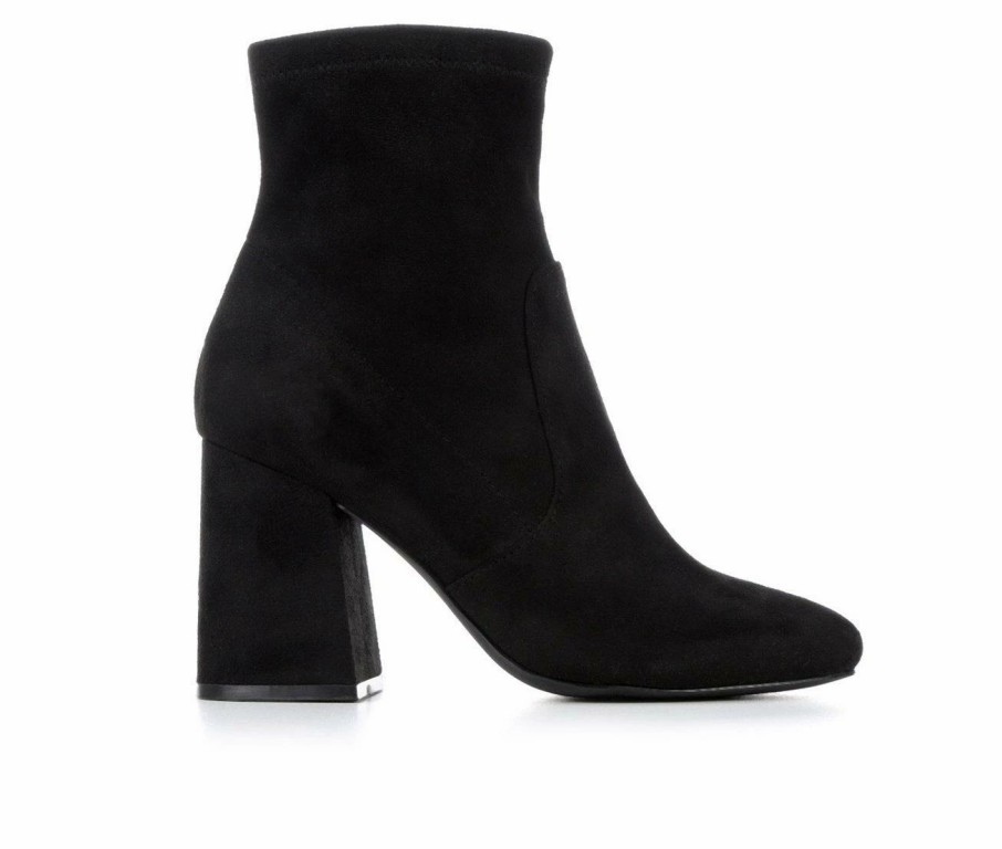 Heeled Boots * | Discount Women'S Madden Girl Swift Heeled Boots Black