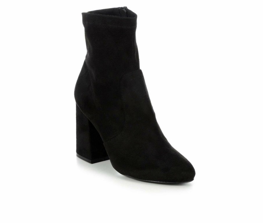 Heeled Boots * | Discount Women'S Madden Girl Swift Heeled Boots Black